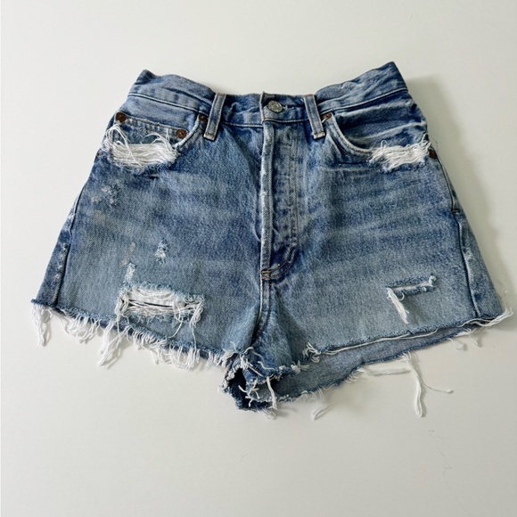 Agolde Pants - Agolde Distressed Jean Shorts Size 24